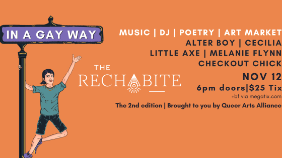 In A Gay Way 2 at The Rechabite, 12 November